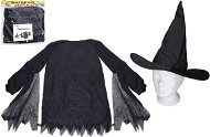 Wiky Set karneval – čarodejnica (šaty, klobúk) čierna - Kostým