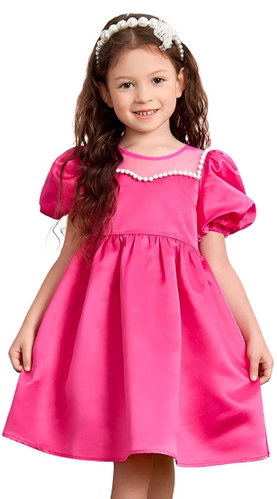 Princess Fairy tale dress with pearls size 110 - Pink princess - Costume - Main image