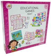 Educational educational games for girls 5in1 - Educational Set