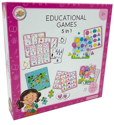 Educational educational games for girls 5in1 - Educational Set - Main image