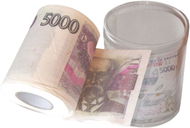 DIVJA Toaletní papír 5000 Kč - Toaletní papír
