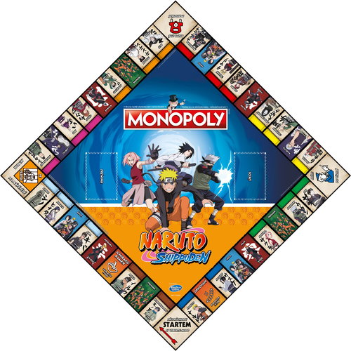 MONOPOLY Naruto CZ - Desková hra - Hlavní obrázek