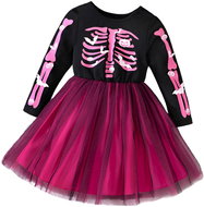 Excellent Carnival dress with tutu skirt size 110 skeleton - Costume