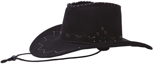 Guirca Cowboy hat black - Costume Accessory - Main image