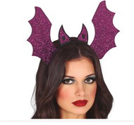 Guirca Headband with purple bat - Headband