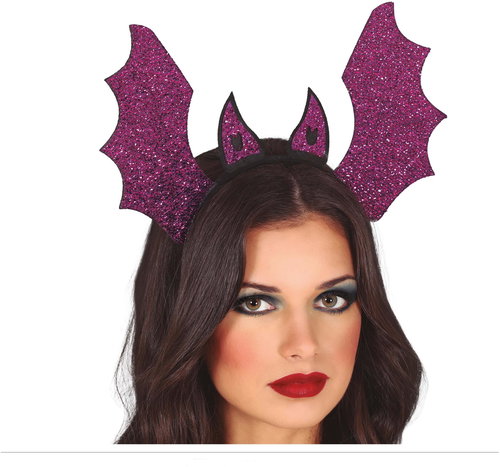Guirca Headband with purple bat - Headband - Main image