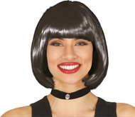 Guirca Women's black mikado wig - Wig