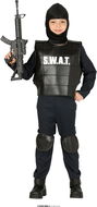 Guirca Policista SWAT kostým dětský vel. 5–6 let - Kostým