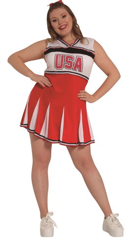 Guirca Cheerleader Ladies Costume Size. XL - Costume - Main image