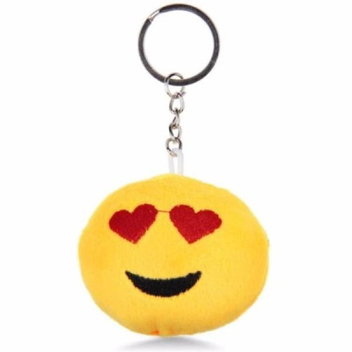 MDS Emoticon keyring - plush 5,5 cm (1 piece random selection) - Keychain - Main image