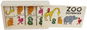 Mikro Trading a.s. Domino dřevěné zvířátka 15,5 × 9 × 4 cm 28 ks v dřevěné krabičce ve fólii - Domino