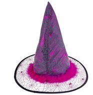 Funny Fashion Witch hat, pink - Costume Accessory