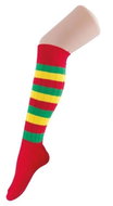 Funny Fashion Striped stockings coloured - Costume Accessory