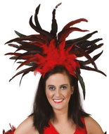 Funny Fashion Feather headband Rio - Costume Accessory
