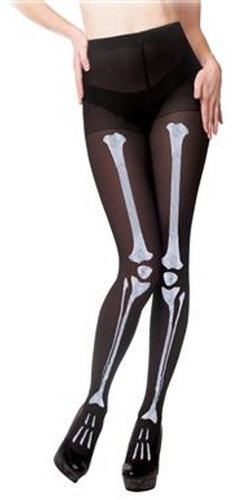Funny Fashion Skeleton Stockings - Costume Accessory - Main image