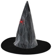Funny Fashion Witch hat with spider web - Costume Accessory