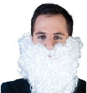 Funny Fashion White Beard - Costume Accessory