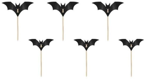 GoDan Zapichovátka do cupcaku netopýři Halloween 6 ks - Party Accessories - Main image