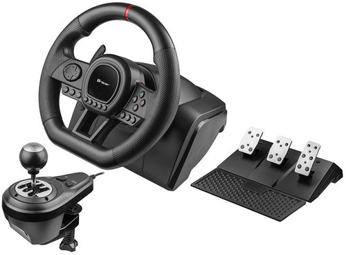 Tracer Volant SimRacer manual gearbox 6 in 1, PC / PS4 / PS3 / Xone / X360 / SWITCH - Steering Wheel - Main image