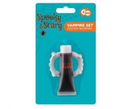 GoDan Vampire teeth with artificial blood 12 ml Vampire / Dracula Halloween - Costume Accessory