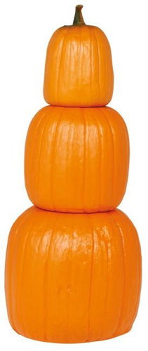 Guirca Pumpkin snowman - Halloween decoration, 60 cm - Decoration - Main image