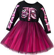 Excellent Halloween dress with tutu skirt size 116 - Skeleton - Costume