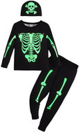 Excellent Halloween set size 98 - Luminous skeleton - Costume