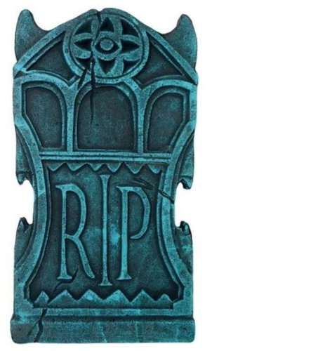GUIRCA Halloween Tombstone RIP - Rest in peace, 43 × 22 cm - Decoration - Main image