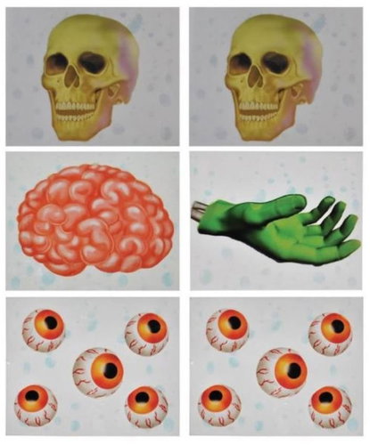 Funnyfashion Bottle stickers - mix - Halloween - 6 pcs - Decoration - Main image