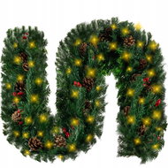 Ruhhy 22322 Christmas garland with LED lighting 2,7 m - Garland