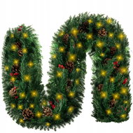 Ruhhy 22325 Christmas garland with LED lighting, HQ, 2,7 m - Garland