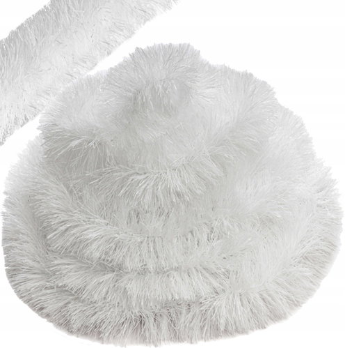 Ruhhy 22307 Christmas garland 6 m, white - Christmas Decoration - Main image