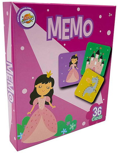 DINO Board Game Pexeso - Pink Princess - Memory Game - Main image