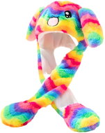 Excellent Plush Hat with Movable Ears - Rainbow Animal - Party Hats