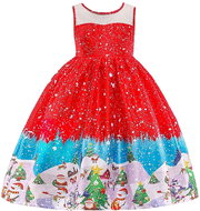 Princess Christmas dress size 110, red - Costume