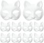 Carnival Mask Ruhhy 26000 Set of creative cat masks, 10 pcs - Karnevalová maska