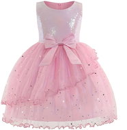 Princess Fairy tale dress size 122 - Pink with sequins - Costume