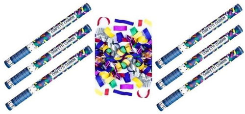 PARTYDECO Party confetti 60 cm, coloured, 6 pcs - Confetti - Main image