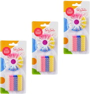 ARPEX Birthday candles coloured 6 cm, 72 pcs - Candle Set