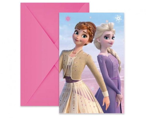 GoDan Invitations FROZEN - Ice Kingdom 2 - 6 pcs - Party Accessories - Main image