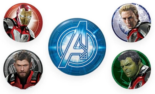 Pyramid Marvel Avengers: Endgame - Plaques set 5 pcs - Badge - Main image