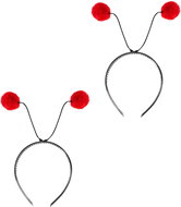 Rappa Ladybug headband with antennae for children, 2 pcs - Headband