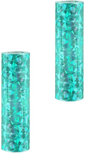 GoDan Serpentine holographic turquoise, 400 cm, 2 pcs - Streamers - Main image