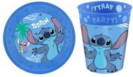 GoDan Sada plastový kelímek a talíř Stitch a Angel - 2 ks - Party Accessories