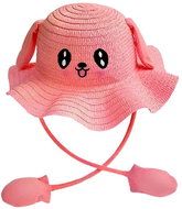 EXCELLENT Summer hat with movable ears, pink - Party Hats