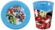 GoDan Sada plastový kelímek a talíř AVENGERS - 2 ks - Party Accessories