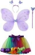 PRINCESS Tutu skirt and butterfly wings - purple set - Costume