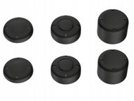 Verk 06412 Ochranné silikonové kryty Joy-Con Nintendo Switch 2, 6 ks, černé - Controller Grips