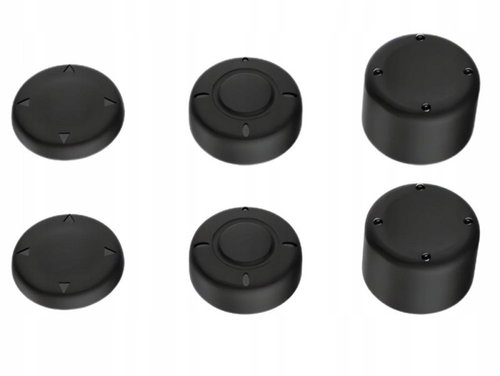 Verk 06412 Protective silicone covers Joy-Con Nintendo Switch 2, 6 pcs, black - Controller Grips - Main image
