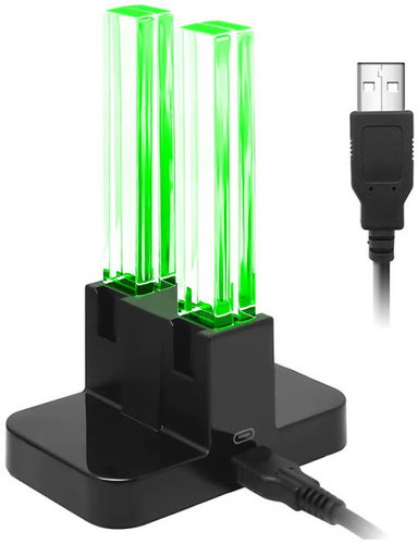 Verk 06406 Charging station for 4× Joy-Con Nintendo Switch with LED backlight, USB-C - Charging Station - Main image